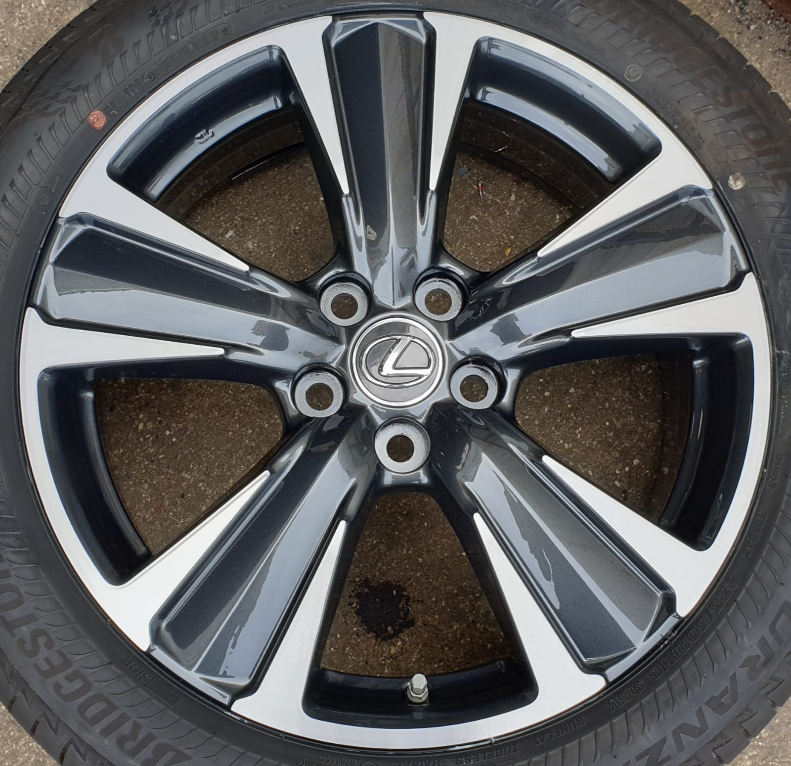 Lexus Graphite Grey Met Wp 24 00 237 15 51 Wheel Paints