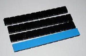 Black Stick On Wheel  Weights 5g Strips x 100