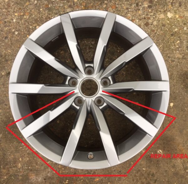 GOLF R BLUE ANTHRACITE REPAIR (24-00-92)