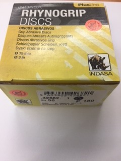 INDASA RHYNOGRIP PLUSLINE DISCS 75MM 3" P180