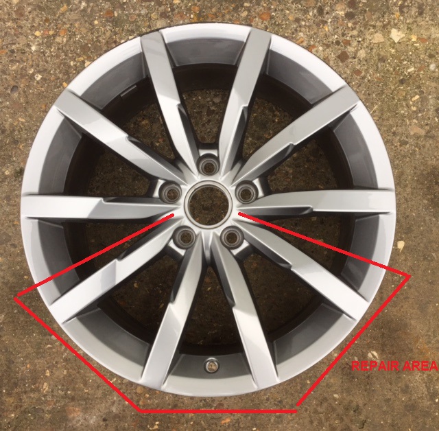 GOLF R BLUE ANTHRACITE REPAIR (24-00-92)